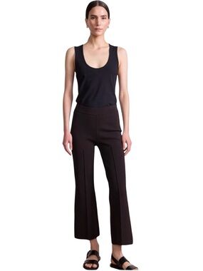 Apiece Apart Pants XXS Women's Rene Pull On Trousers Deep Espresso Contemporary